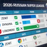 Суперлига России-2026: результаты, турнирная таблица и ближайшие матчи «Зенита», «Динамо» и «Локомотива»