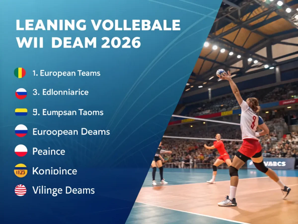 Сборные Европы лидируют в волейболе 2026